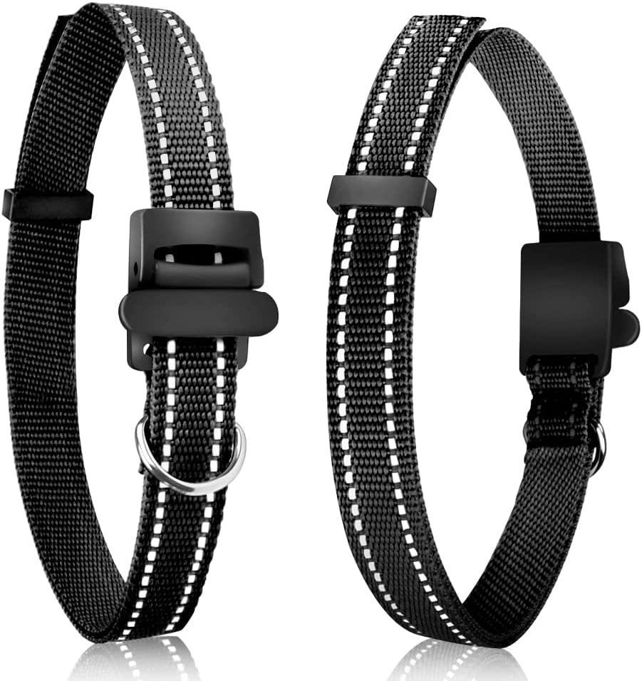 Paipaitek Replacement Shock Collar Strap, 3/4 inch Dog Collar Fit All Brands of Shock Training