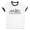 White/Black, variant on Skyline Columbus Ohio Ringer Tee Shirt Unisex Large White/Black