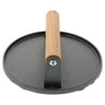 thumbnail image 1 of TABLZONE Iron Burger Press Black Grill Press Simple Design Cooking Tool 1Set, 1 of 8