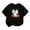Black, variant on Kids Halloween Graphic Tee, Crew Neck Short Sleeve T-Shirt, Cute Summer Casual Top for Boys and Girls