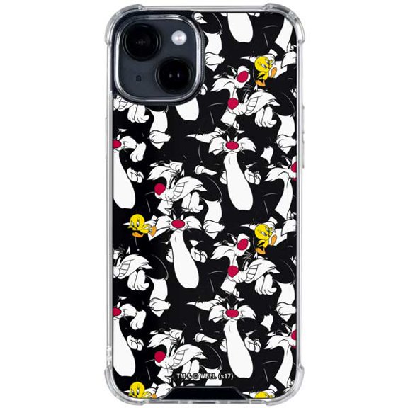 Skinit Looney Tunes Sylvester and Tweety Super Sized iPhone 14 Plus Clear Case