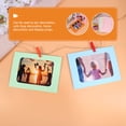 thumbnail image 2 of 2 Sets Paper Photo Frame Wooden Clips Hemp Rope Home Hanging Picture Wall Decor, 2 of 9