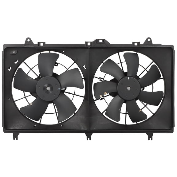 SCITOO Engine Radiator Cooling Fan Assembly Compatible with 2012-2015 for Chevrolet for Camaro 6.2L; Replace 620569; 620-569