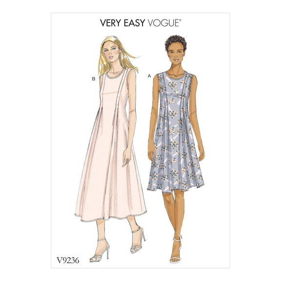 Vogue Pattern Vogue by McCalls' Sewing Pattern Misses' Dress-6-8-10-12-14