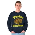 thumbnail image 5 of Praise Cheeses Jesus Foodie Meme Sweatshirt for Men or Women Brisco Brands X, 5 of 6