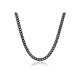 thumbnail image 1 of Collar Cadena Estilo Cubano Unisex Acero Inoxidable Xtellar Negro, 1 of 4