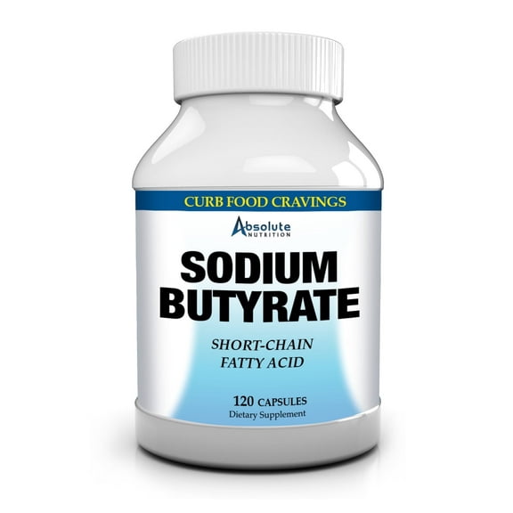 Sodium Butyrate Supplement – 120 Capsules – Gut, Liver & Digestive Support – Appetite Control & Energy Boost – Non-GMO