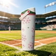 thumbnail image 4 of Azalea 13 Masters Golf 30oz Insulated Water Bottle with Straw Lid, Leakproof Stainless Steel Reusable Sports Bottle, Double Wall Vacuum Travel Flask for School, Office and Gym, 4 of 10