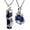 Lapis Lazuli, variant on 5sets Amethyst Stone Dragon Wrapped Ball Cylinder Gems Healing Pendants Necklace-Rose Quartz