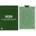 thumbnail image 1 of Westminster Playing Cards Poker Size Deck USPCC Green Custom Limited Edition, 1 of 6