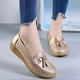 thumbnail image 5 of XIHAHA, zapatos planos de Ballet a la moda para mujer, mocasines transpirables de cuero recortados, zapatos náuticos para mujer, zapatos informales de bailarina para mujer, 5 of 5