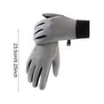 thumbnail image 4 of Winter Gloves Women,Winter Gloves Women Men for Cold Weather,Running Driving Cycling,Water-Resistant & Touch Screen,Snow Ski Gloves Liner,Warm Glove for Daily Work & Sports Outdoor(XL Size,Grey), 4 of 7