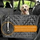 thumbnail image 3 of Protector de asiento de coche, funda para asiento de perro con alas laterales, funda para asiento trasero de mascota (negro), hamaca convertible C, 3 of 5