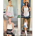 thumbnail image 2 of Zeagoo Womens Dressy Tops V-Neck Chiffon Spaghetti Strap Tank Top Long Sexy Flowy Summer Sleeveless Tops, 2 of 6