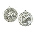 thumbnail image 2 of 6 Piezas De Películas Caribeñas Medallón De Moneda Azteca, Collar De , Colgante, Fabricación De Joyas De Bricolaje Soledad Colgante de moneda azteca caribeña, 2 of 8