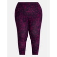 thumbnail image 5 of Terra & Sky Women's Plus Capri Legging, Sizes 0X-5X, 5 of 5