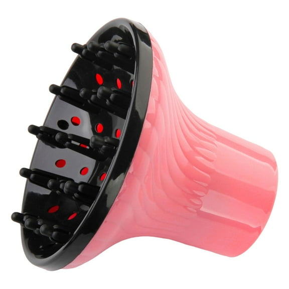 Hair Diffuser Universal Hair Styling Tool for Curly and Wavy Hair Portable Pink