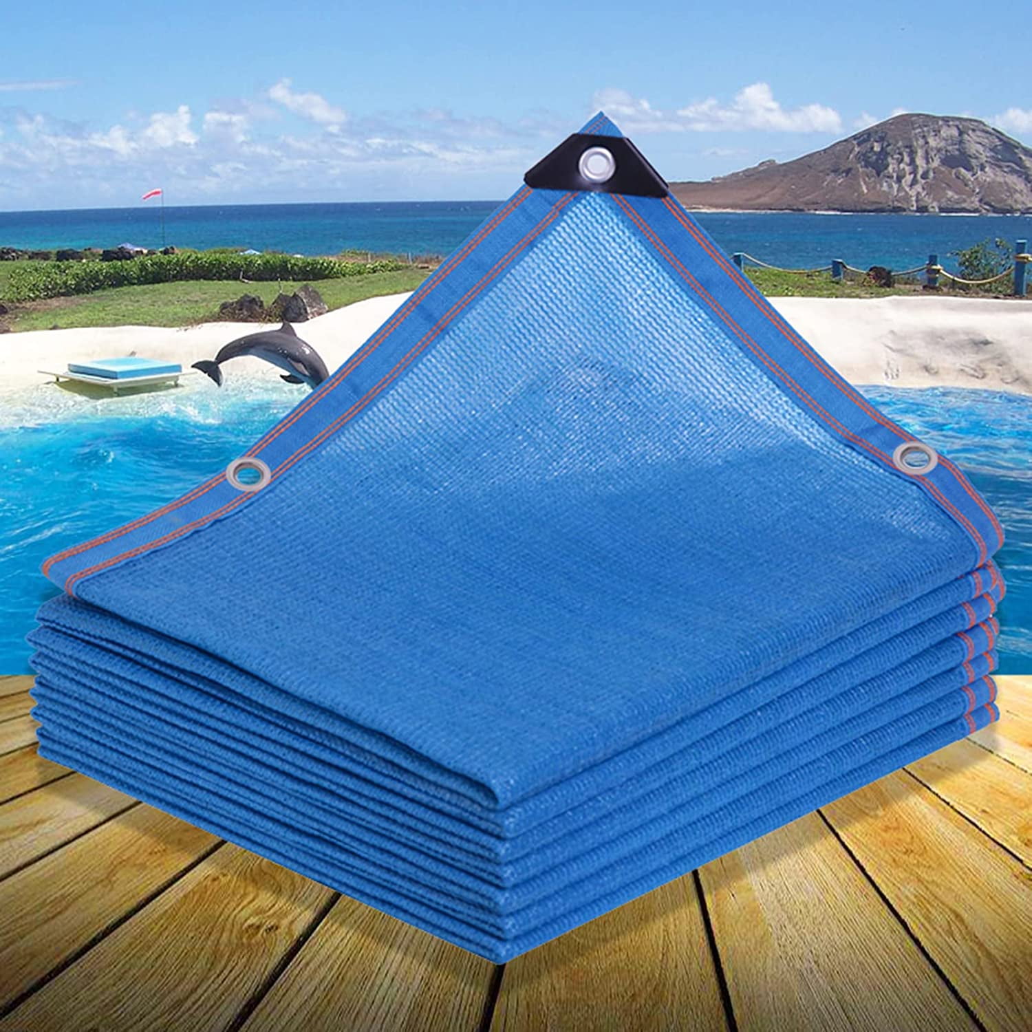 UMMH Shading Net with Grommets Sunblock Shade Cloth Outdoor Garden UV