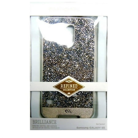 New in Box Case-Mate Samsung Galaxy S5 Brilliance Champagne Crystal Cover Case