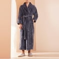 thumbnail image 6 of Awdenio Pajamas for Women Plus Size Fire Women's Thickened Collar Comfortable with Belt Long Bathrobe Nightgown Home Wear, 6 of 6
