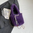 thumbnail image 3 of Mini Bolso Mano Cruzado para Mujer Piel Sintética Con Perlas Fiesta, 3 of 9
