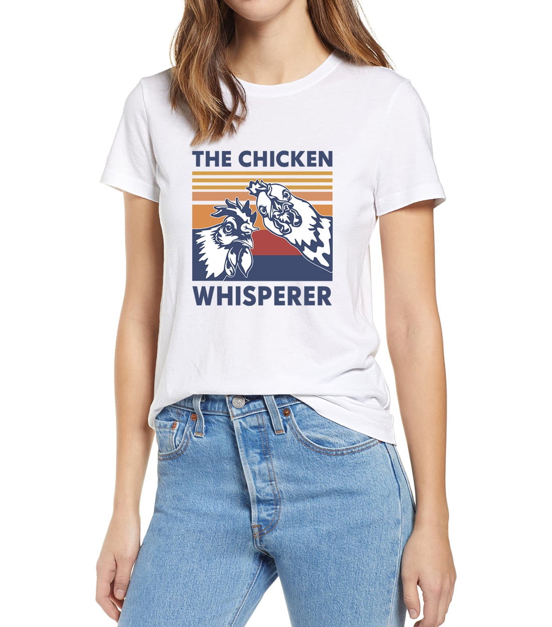The Chicken Whisperer Retro Chicken Love Farming Toddler Short Sleeve Tee