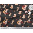 thumbnail image 2 of Soimoi Purple polyester Crepe Fabric Tumble Stone Abstract Print Sewing Fabric Yard 42 Inch Wide, 2 of 5