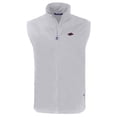 thumbnail image 2 of Men's Cutter & Buck  Gray Arkansas Razorbacks Charter Eco Recycled Full-Zip Vest, 2 of 3