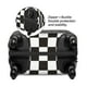 thumbnail image 2 of Balery Black and White Checkerboard Funda de equipaje, fundas para maletas, elástica, lavable, protector de maletas, compatible con maletas de 18 a 32 pulgadas-Medium, 2 of 7