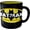 Batman Grimey Logo, variant on Silver Buffalo Ted Lasso Be a Goldfish Ceramic Camper Mug, 20 Ounces