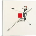 thumbnail image 1 of ARTCANVAS Victory Over The Sun 10 New Man Canvas Art Print by El Lissitzky - Size: 18" x 18" (0.75" Deep), 1 of 9