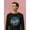 Black, variant on Pipeline Trendy Vintage Wave Inspired - Long Sleeve Men's