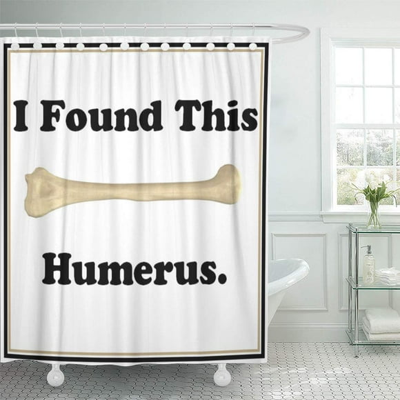 YUSDECOR Doctor Humerus Physician Orthopedist Osteopath Orthopedic Surgeon Bathroom Decor Bath Shower Curtain 66x72 inch