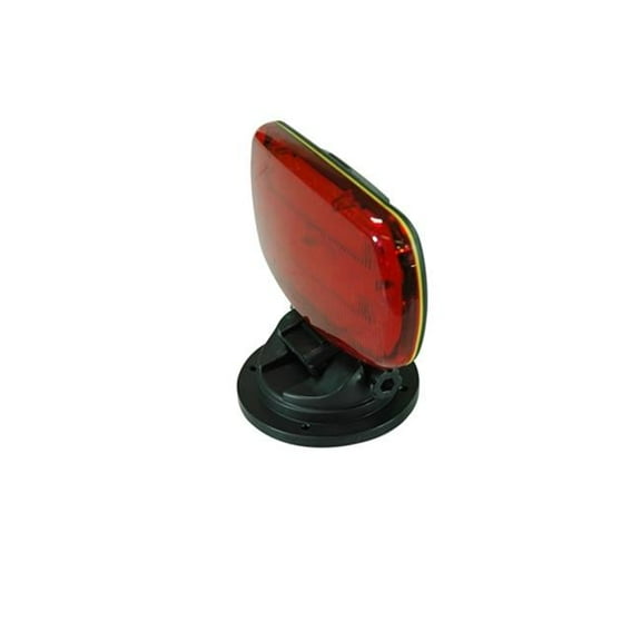Larson Electronics SL-ALM-R Battery Powered LED Strobe Light with Adjustable Locking Magnetic Base, Red Lens