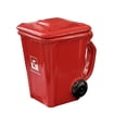 thumbnail image 2 of Tuvgenk Trash Can Coffee Mug with Lid 4.5 inch Funny Recycling Bin Ceramic Cup for Office Desk and Gag Gift Red, 2 of 7