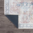 thumbnail image 5 of World Rug Gallery Bohemian Transitional Machine Washable 7'7"x9'6" Rust Indoor Area Rug, 5 of 10