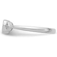 thumbnail image 3 of Solid 14k White Gold Pear Bezel Ruby and Diamond Ring - Ring Size 7.0, 3 of 8