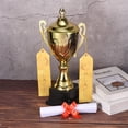 thumbnail image 4 of Uxcell Award Ribbon Prize Medal Ribbon with Event Card and Rope for Special Occasions Yellow, 4 of 7