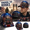 thumbnail image 6 of 9/11 Hat Never Forget Hats Patriotic Never Forget Memorial Baseball Cap Retro 9/11 25th Anniversary Hat for Women Men, 6 of 6