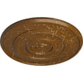 thumbnail image 3 of 30"OD x 2 1/4"P Dylar Ceiling Medallion (Fits Canopies up to 6 1/4"), Hand-Painted Smokey Topaz Crackle, 3 of 6