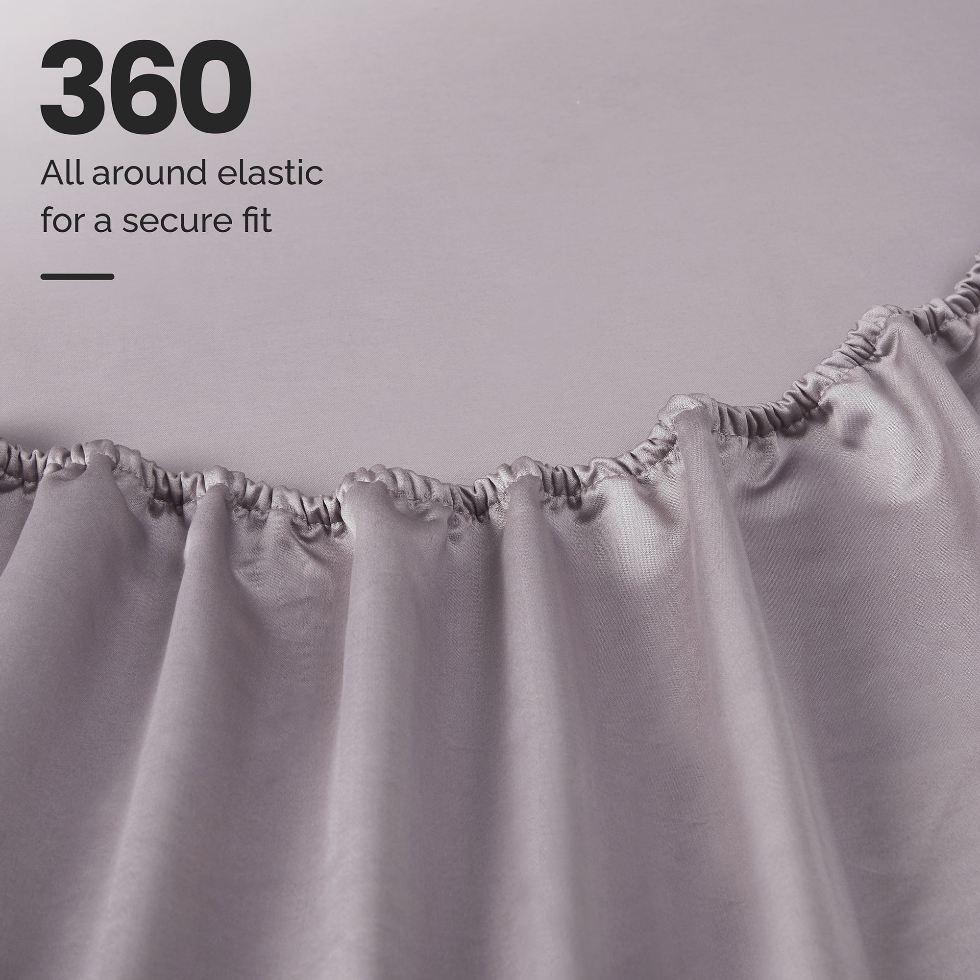 Superior Egyptian Cotton Eco-Friendly 1200 TC Sheet Set, Full, Zephyr