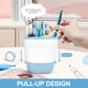 thumbnail image 3 of Bonito estuche de pie para lápices para niños, estuche de maquillaje desplegable, regalo de Navidad, organizador de cosméticos de pana para bolígrafos para niños, 3 of 5