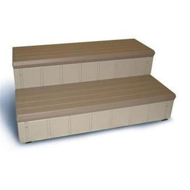 36 in. Leisure Accents Spa Steps with Deluxe Storage Compartment
