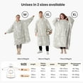 thumbnail image 6 of Winthome Extra Thick Wearable Blanket Hoodie Double Warm Supper Cozy Sweatshirt for Adults Men Women Wife, Soft Fuzzy Hooded Sherpa Lounging Warm Gift XL Oversized, 6 of 6