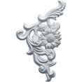 thumbnail image 1 of Ekena Millwork ONL07X07X01CO-L 7.87 In. W X 7.87 In. H X .75 In. P Architectural accent - Colton Flower Onlay- Left, 1 of 1