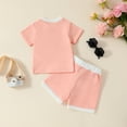thumbnail image 3 of SHTXOZHI Newborn Infant Baby Boys Girls Outfits Short Sleeve T-Shirts Shorts Set Toddler Clothes, 3 of 7