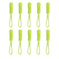 thumbnail image 1 of Wweixi 10Pcs Zipper Pulls Zippers Extension Strap Slider Nylon Cord Broken Fixer Zip Rope Replacement for Backpacks Jackets Light Green, 1 of 4