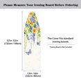 thumbnail image 5 of HELLHERO Butterfly and Sunflower Pattern Ironing Board Cover Easy Fit Replacement Accessories 15x54 Inch Ironing Board Protector Cover Elastic Edge, 5 of 5