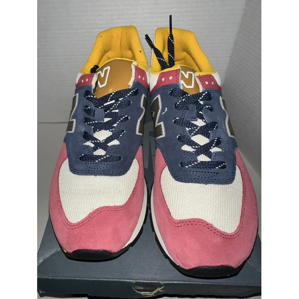 New Balance 574 Rugged Natural Indigo Earth Red Sneaker ML574DNY Men Size 10.5