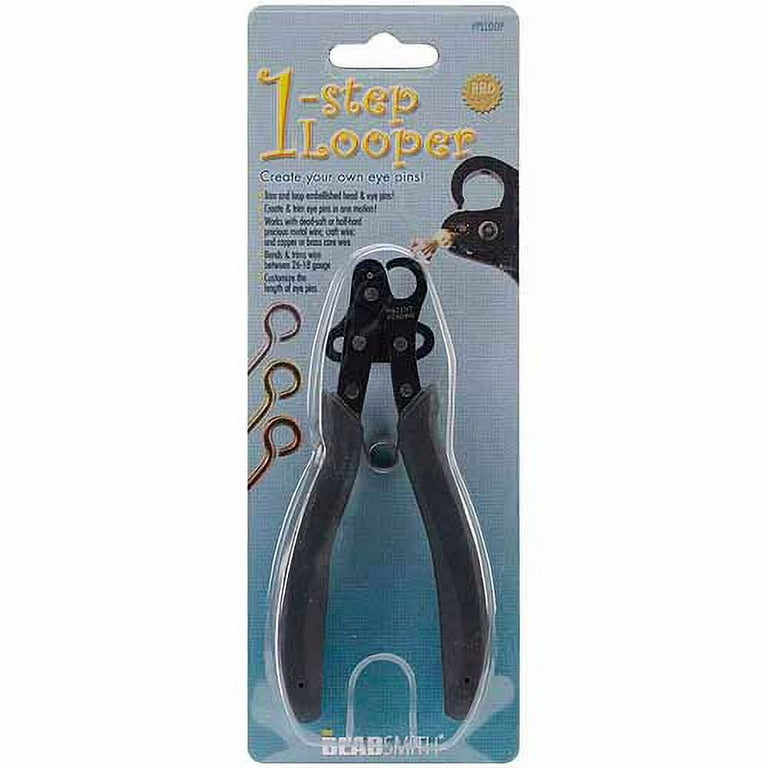 The Beadsmith 1-Step Combo Pack - 1.5mm & 3mm Looper Pliers - 24-18g Craft  Wire - Instantly Create Consistent Loops for Rosaries, Earrings, Bracelets